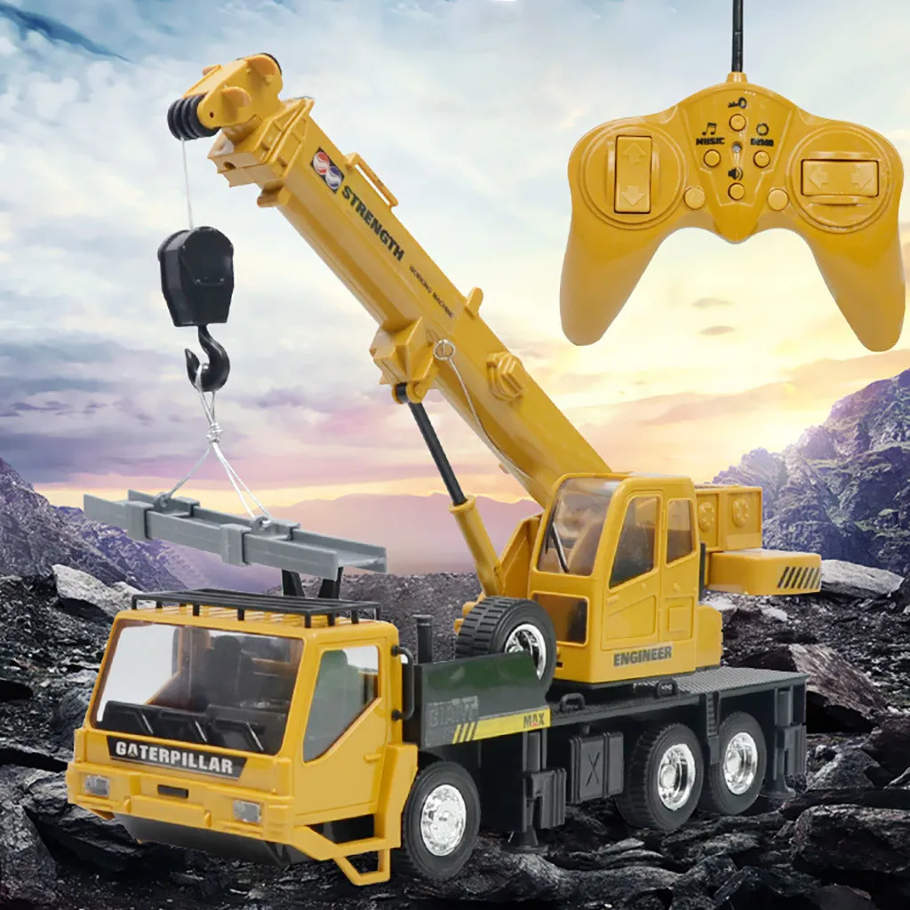 Имитация Автомобильный Кран игрушки для грузовых автомобилей RC экскаватор 680