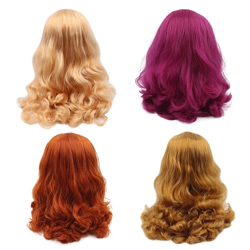 Кукла блайз ледяной парик rbl кожа головы и купол красивые волосы для DIY куклы на