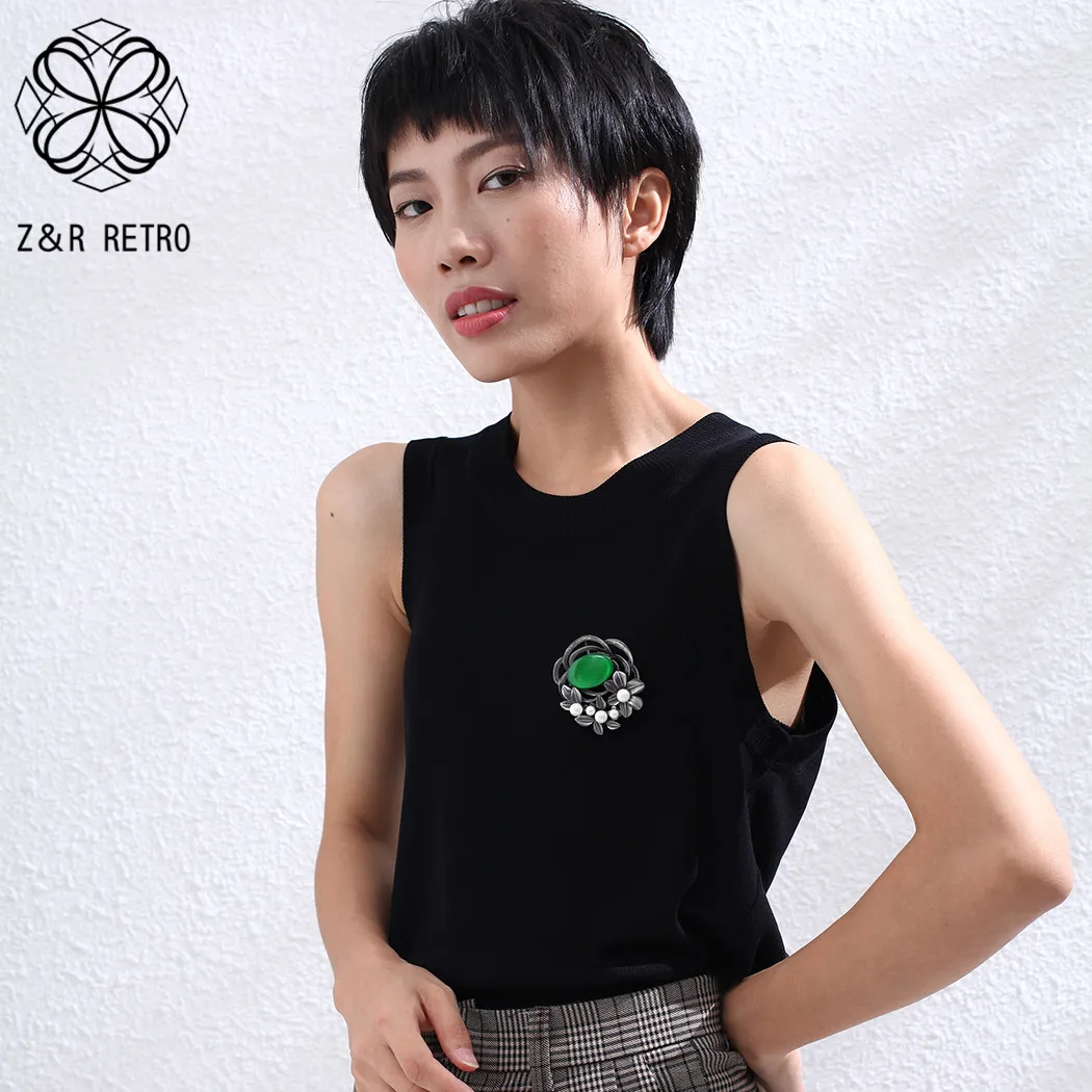 Ювелирные изделия Бусины из красной смолы Цветочные подвески Длинное ожерелье