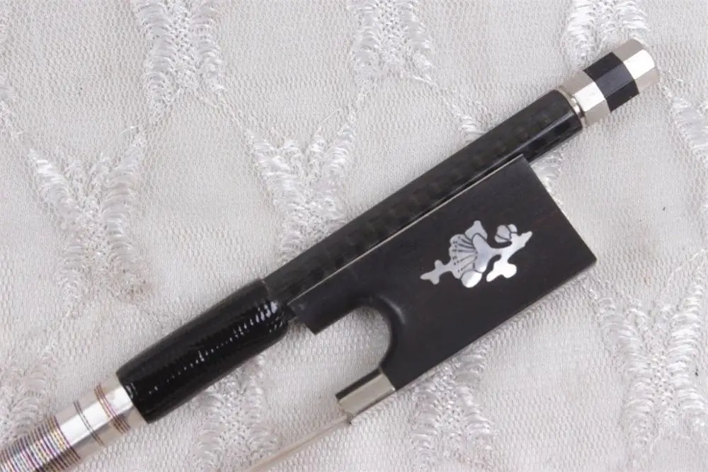 1/2 Скрипка Лук углеродное волокно прямой сладкий звук заранее processial конский