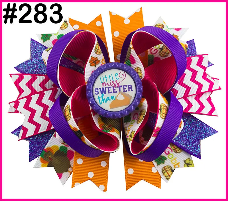 Бесплатная доставка E group 120 шт. эксклюзивные банты для волос на Хэллоуин День