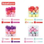 100 шт., силиконовые бусины для прорезывателя зубов, 14 мм