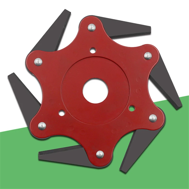 Универсальный триммер для травы 6 зубьев лезвие металлические лезвия Головка