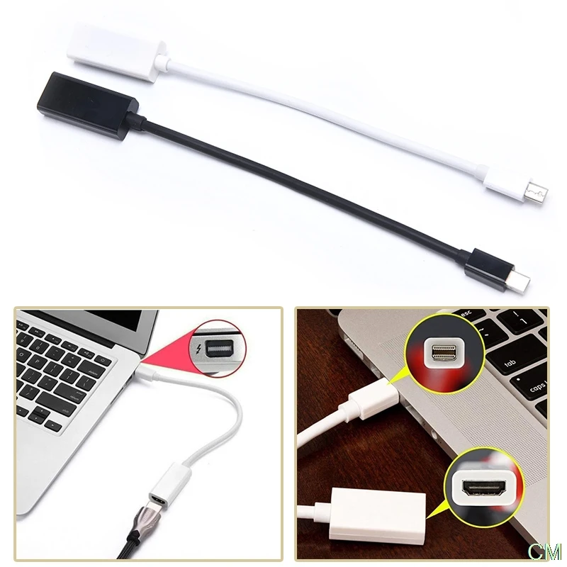 HDMI совместимый адаптер Mini DP кабель 2 hdmi конвертер для MacBook Pro Air 4K * 2K HDTV