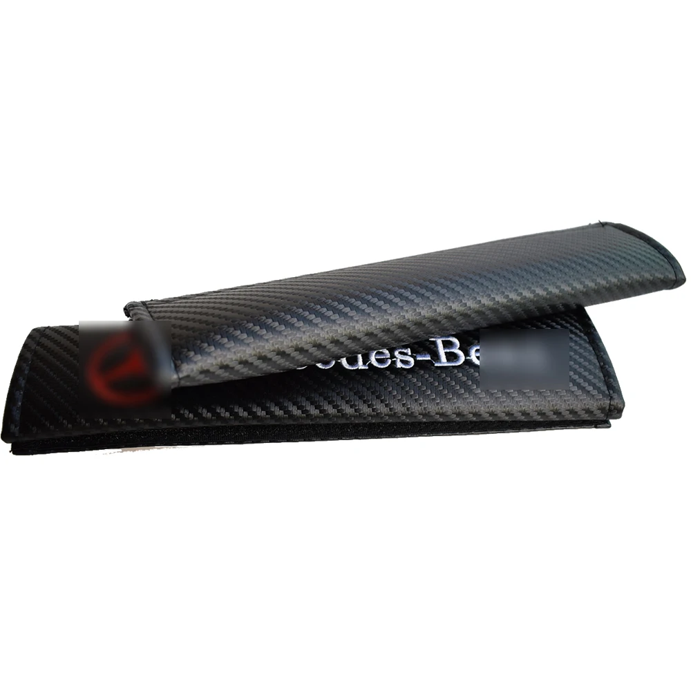 2шт ремень безопасности для собак покрывает набивка карбоновый из волокна