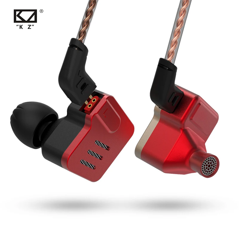 Наушники KZ BA10 сбалансированные арматурные наушники вкладыши 5BA HIFI спортивные