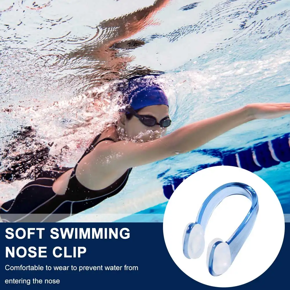 

Swimming Nose Clip Soft Silicone Swimming Nose Plugs Adults Kids Using Swim Nose Clip for Diving Surfing Snorkeling