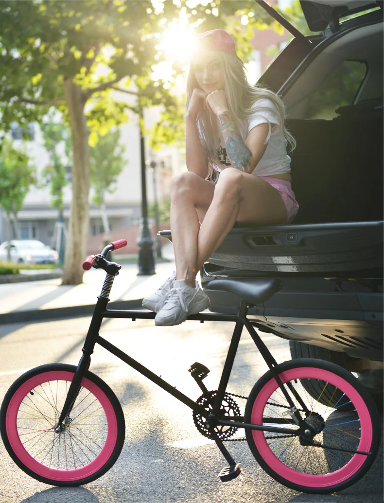 Новый бренд X Front углеродистая сталь 20 дюймов задняя педаль тормоза fiets fixie Женский