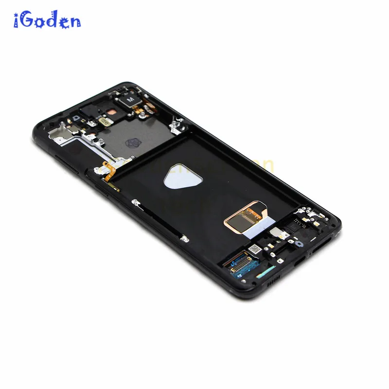 Для Samsung Galaxy S21 Lcd G991 G990F/DS с рамкой дисплей сенсорный экран дигитайзер для s21 Plus LCD