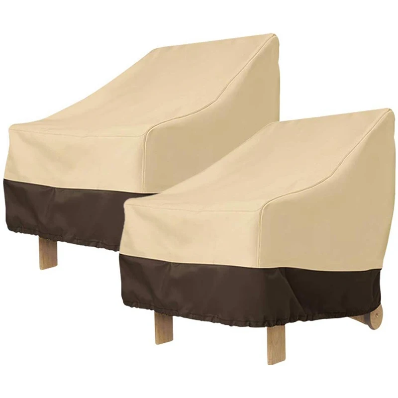 2 пачки патио Адирондак крышка стула 31X33X36 дюймов сверхмощный открытый 420D