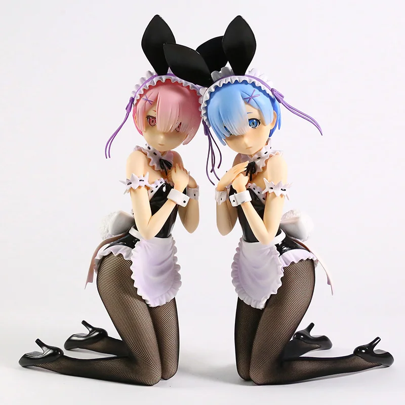 

Re Zero Rem Ram Bunny Ver. PVC Figure Collectible Model Toy