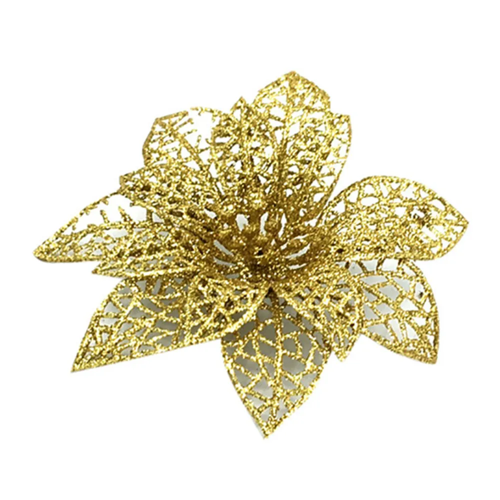 Рождественская елка имитация цветов Рождественское украшение подвесное для