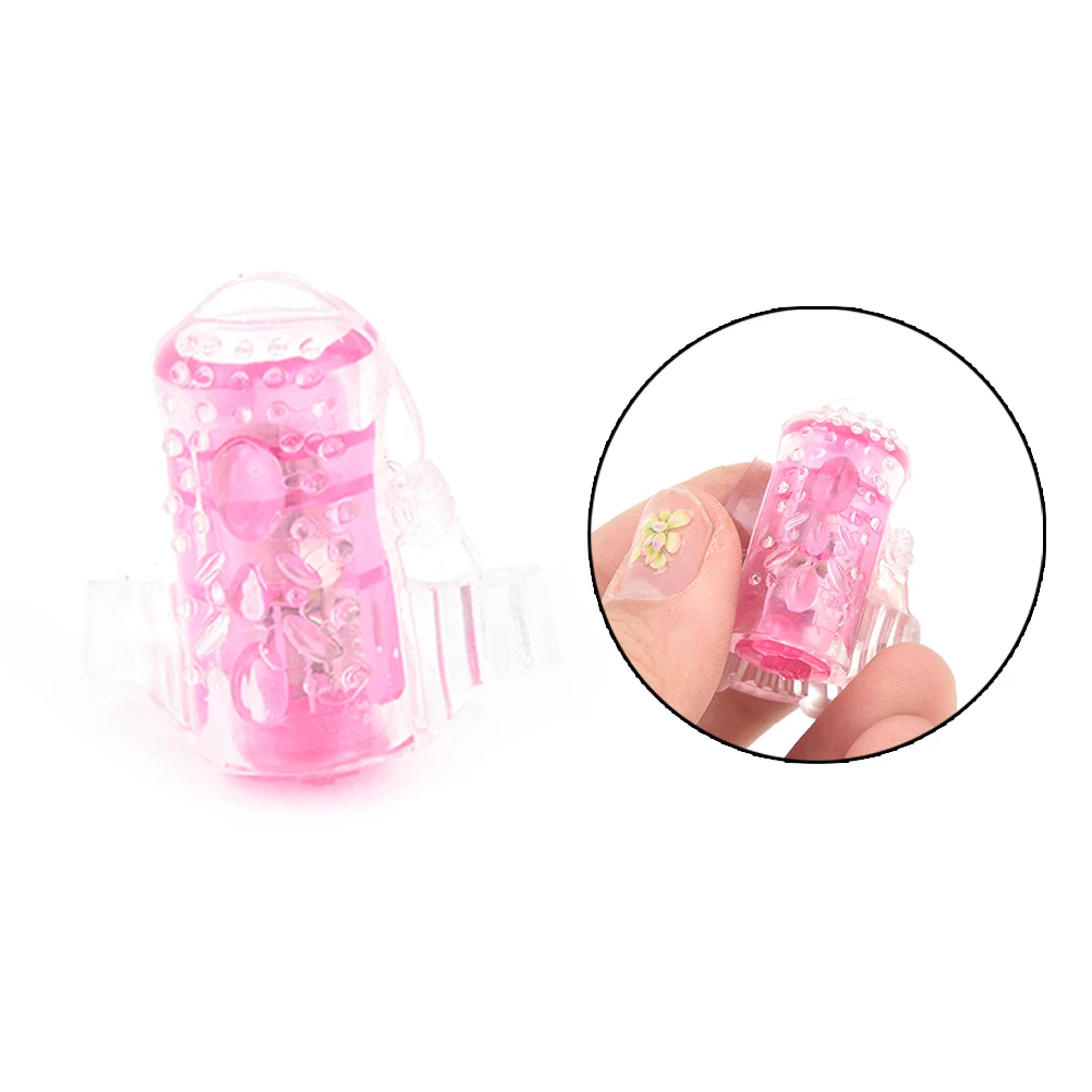 Вибрационный массажер вибратор на палец язык мастурбация мин. для клитора