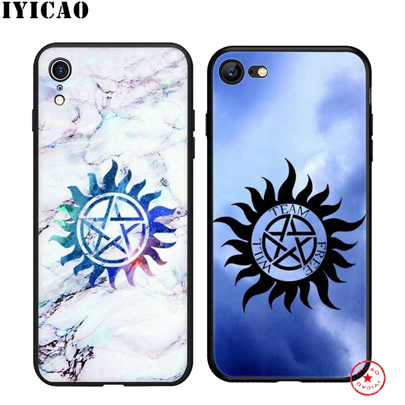 IYICAO Show Supernatural Soft Phone Case for iPhone 11 Pro XR X XS Max 6 6S 7 8 Plus 5 5S SE Silicone TPU |