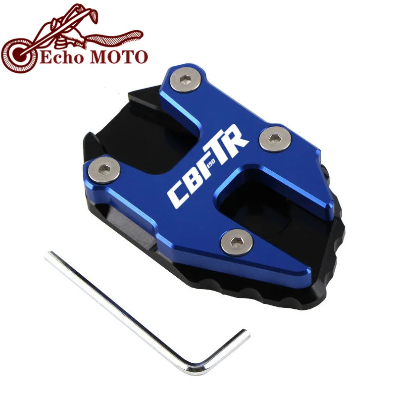 

Для HONDA CBF190TR сертификатом от сертификационной 190TR CB190SS CB190 SS Мотоцикл с ЧПУ подставки стопы боковая стойка расширения колодки Поддержка плас...