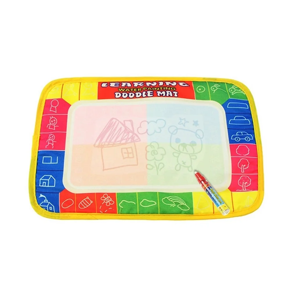 

OCDAY Baby Kids Water Drawing Board with Magic Pen Doodle Painting Picture Water Drawing Play Mat Drawing Toys for Children Gift