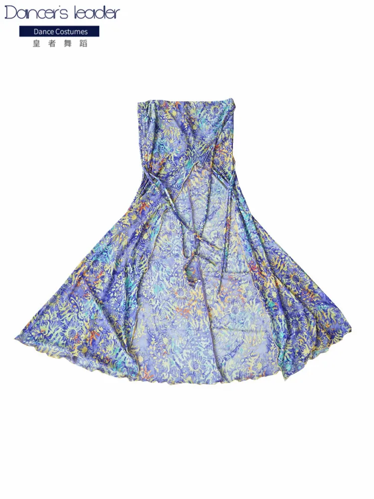 

2020 new spring and summer belly dance trend strapless backless slimming suit