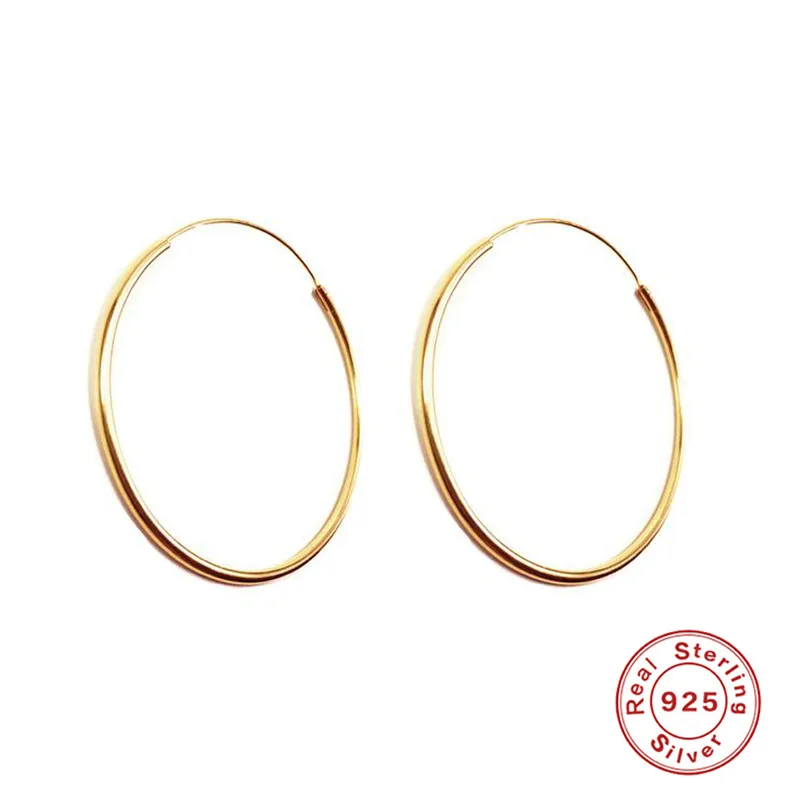 

Женские серьги из серебра 925 пробы, 50 мм