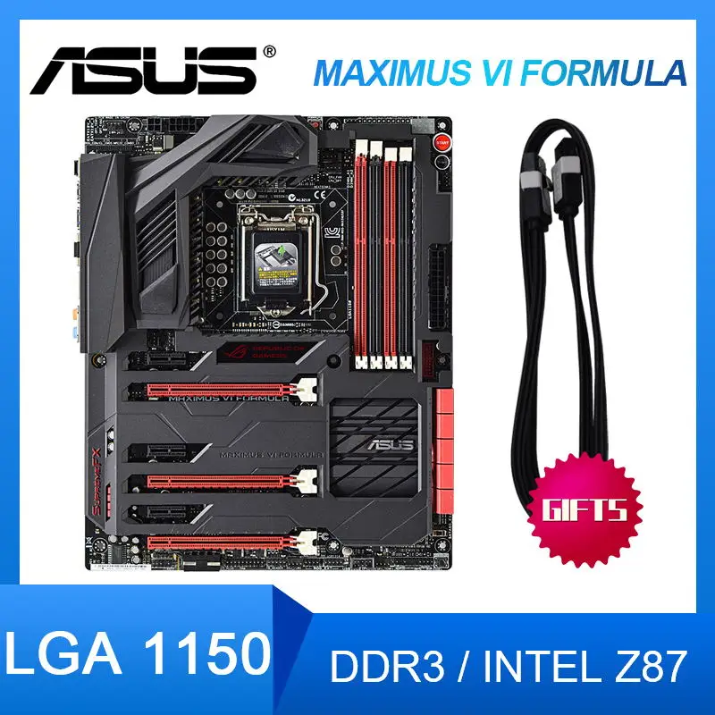 Günstig Für ASUS Maximus VI Formel Original Motherboard Sockel LGA 1150 DDR3 32GB Z87 SATA3 PCI-E 3,0 USB 3,0 Desktop Motherboard