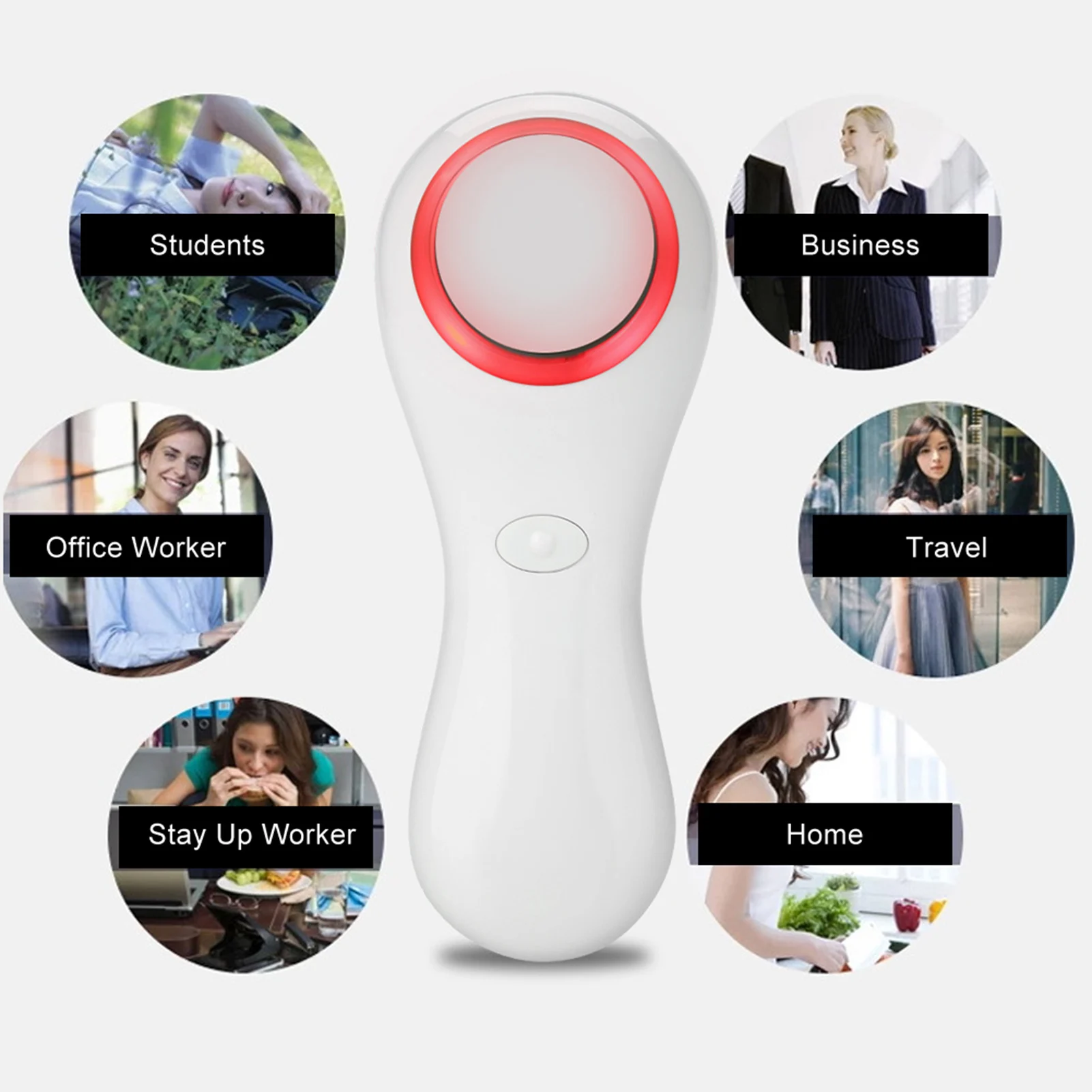 EMS ультразвуковой светодиодный Фотон терапия массажер для лица микротоков Sonic