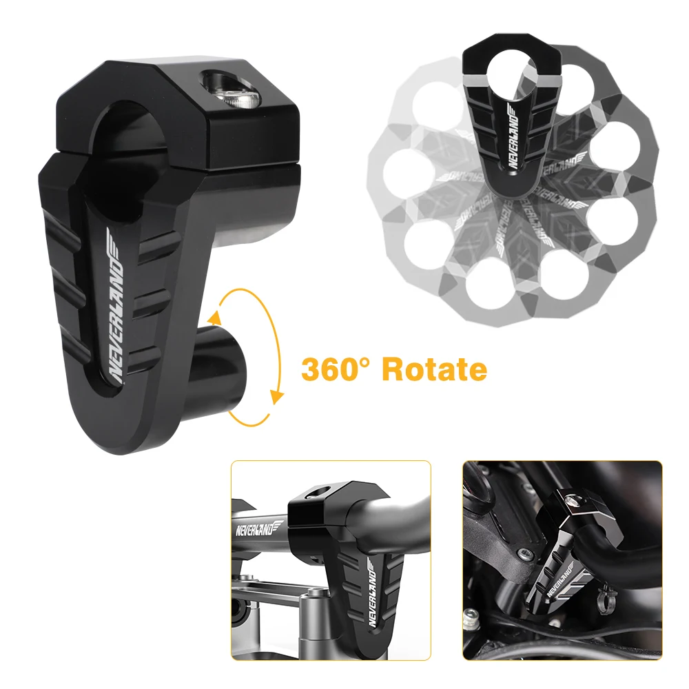 7/8 ''22 мм 28 мм CNC алюминиевый руль стояки Rise Mount зажим Универсальный Мотоцикл ATV Riser D45