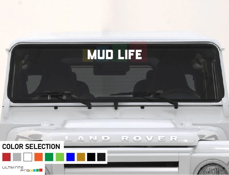 

For Decal sticker banner Forr DEFENDER MUD LIFE window seal Mirror cover Car Styling*FYC03646*