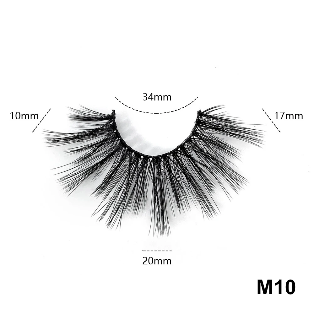 8 пар/компл. многослойная густые ресницы 3D накладные Мода удобные мягкие