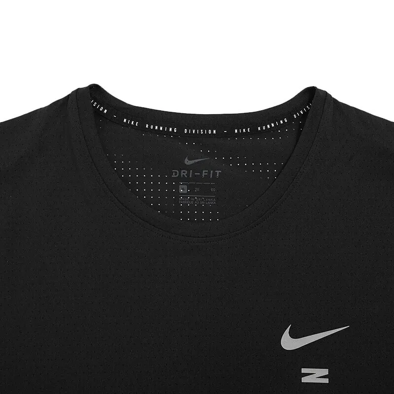 Оригинальное новое поступление NIKE AS M NK RN DVN MILER SS Гибридные мужские футболки