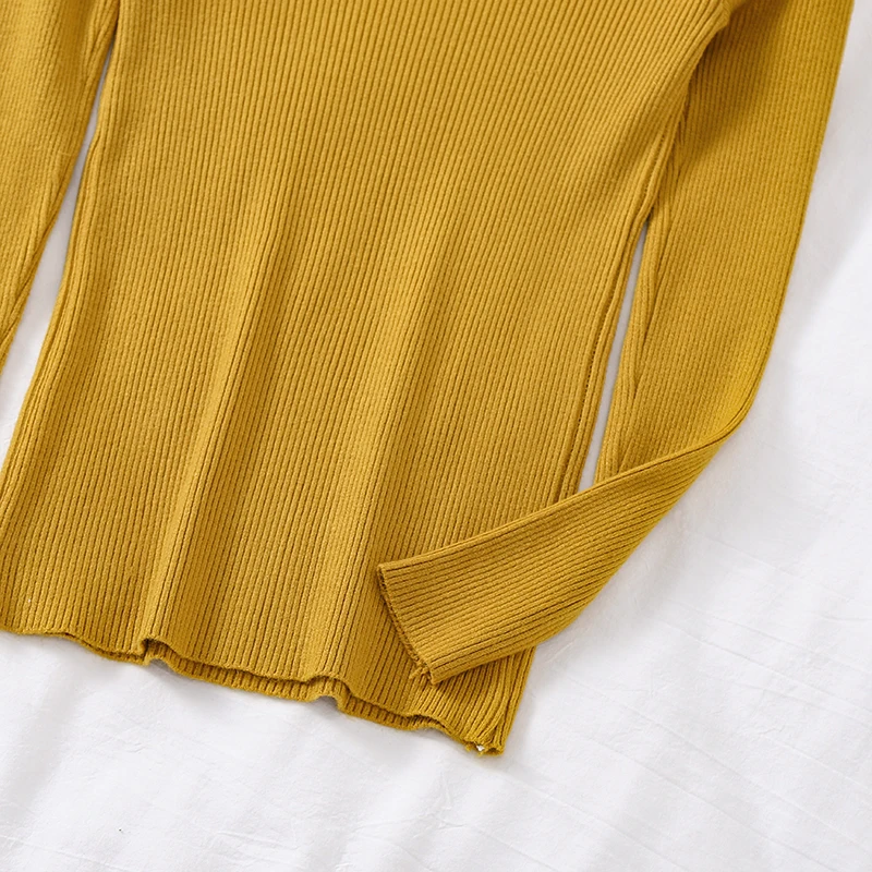 Turtleneck knitting sweater women Casual soft Solid stretch knitted winter pullover female 2020 Autumn jumper top | Женская одежда
