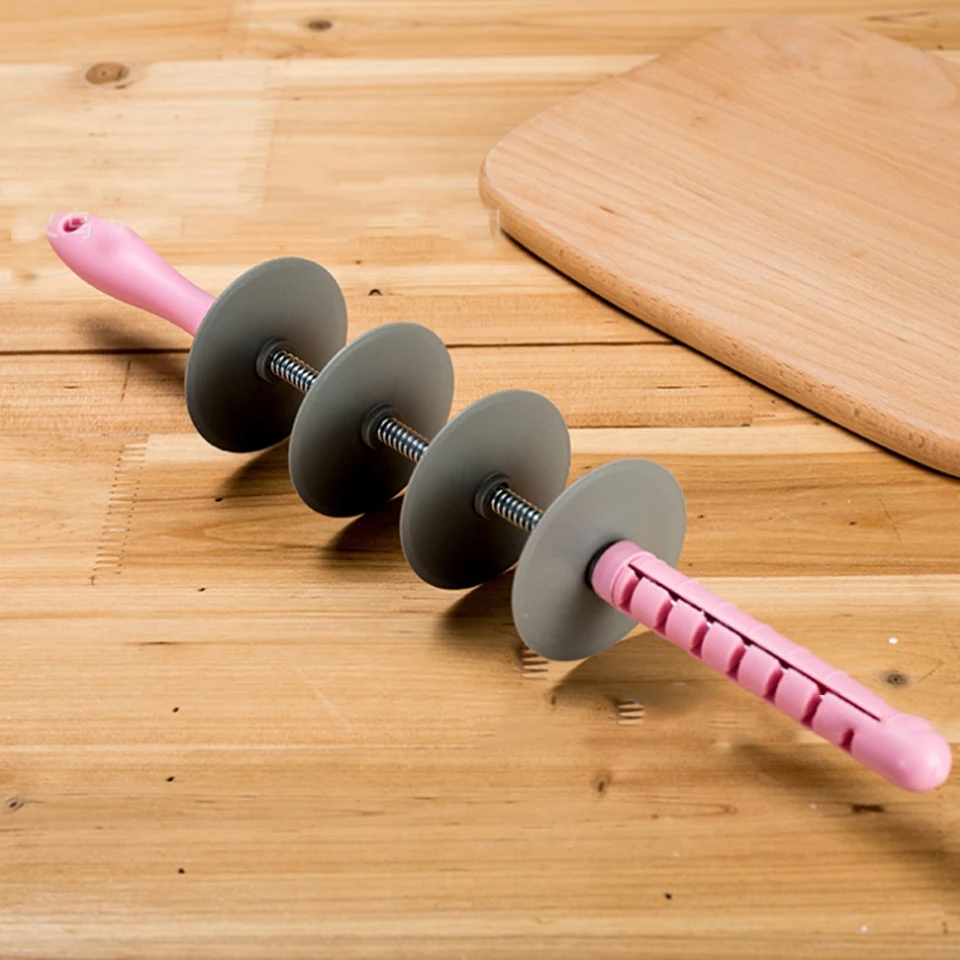 Transhome ролик с лезвием регулируемая Скалка сделай сам хлеб/нож для Круассанов