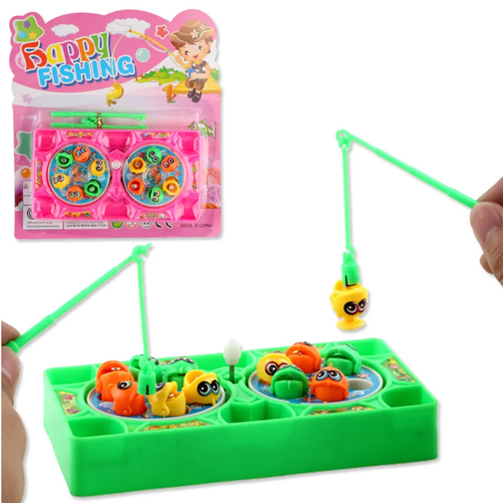 

Children Clockwork Fishing Game Baby Magnetic Fishing Bath Bathroom Summer Water for Beach Swimming Pool (Random Col