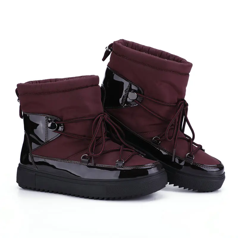 Женская зимняя обувь зимние сапоги 50% шерсть смешанный мех теплые легкие удобные