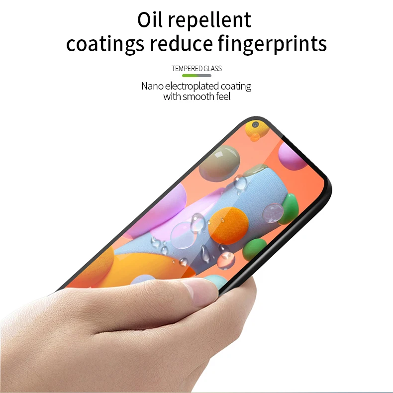 

MOFi For Samsung Galaxy M11 EU Edition Glass Tempered For Samsung Galaxy M11 EU Screen Protector Film Full Cover Tempered Glass