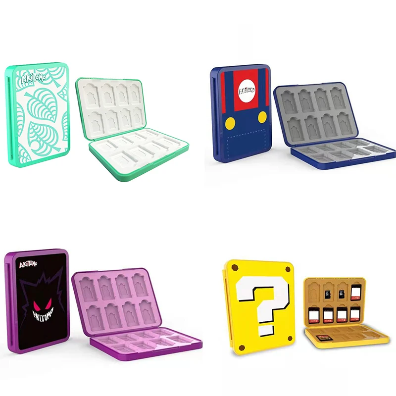 

Милый чехол для игровых карт Nintendo switch OLED SD-карты, чехол для хранения Swtch для Nintendo Switch/Lite, аксессуары для Nintendo Switch