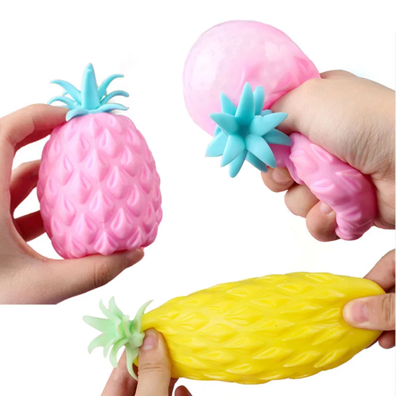 

Pineapple Anti Stress Grape Ball Funny Gadget Vent Decompression Toys For Children Stress Autism Hand Wrist Squeeze Toys
