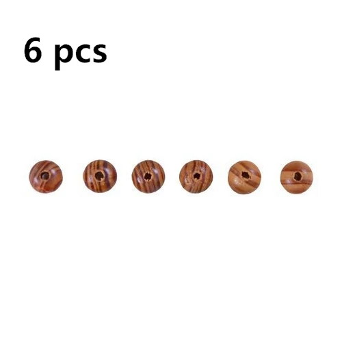 Coffee 6pcs Натуральные зубцы из древесины бусины деревянное кольцо Stic Dreamcatcherk Дети Diy Деревянный аксессуар для изготовления ювелирных изделий макраме аксессуары - Цвет: Coffee 6pcs
