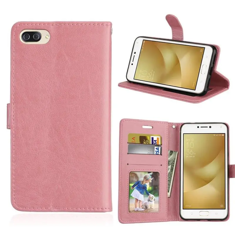 Чехол на заднюю панель кожаный кошелек Магнитный чехол для телефона s Asus ZenFone 3 Max