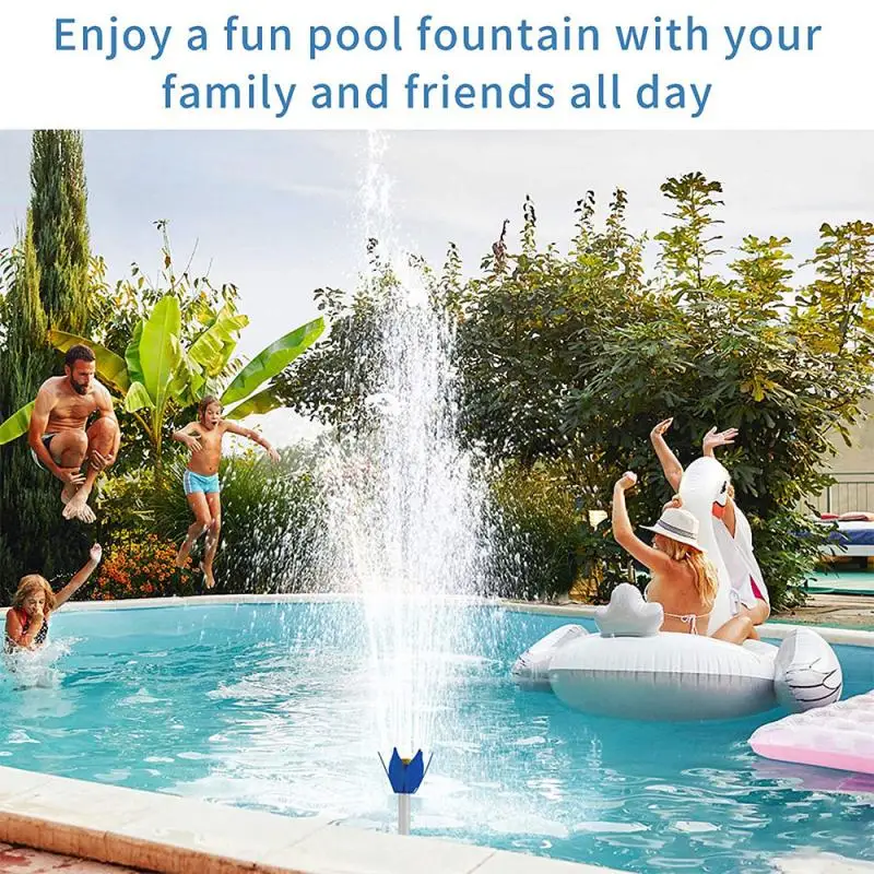 

2021 Swimming Pool Waterfall Sprayer Lotus Flower Pond Fountain Nozzle Accessories Above Ground In Ground Pools Lotus Shape Pond