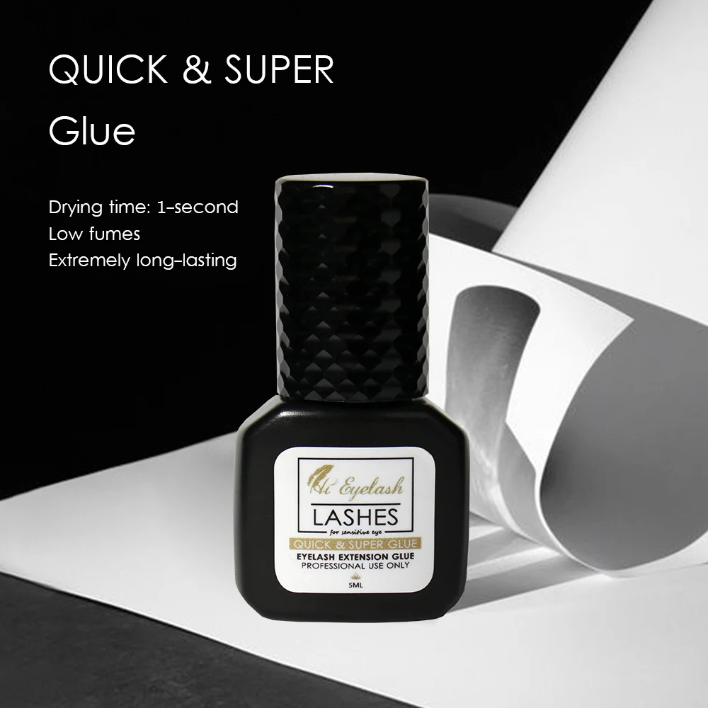 6-8 недель 1s время высыхания клей для ресниц частная Этикетка Клей оптовая продажа