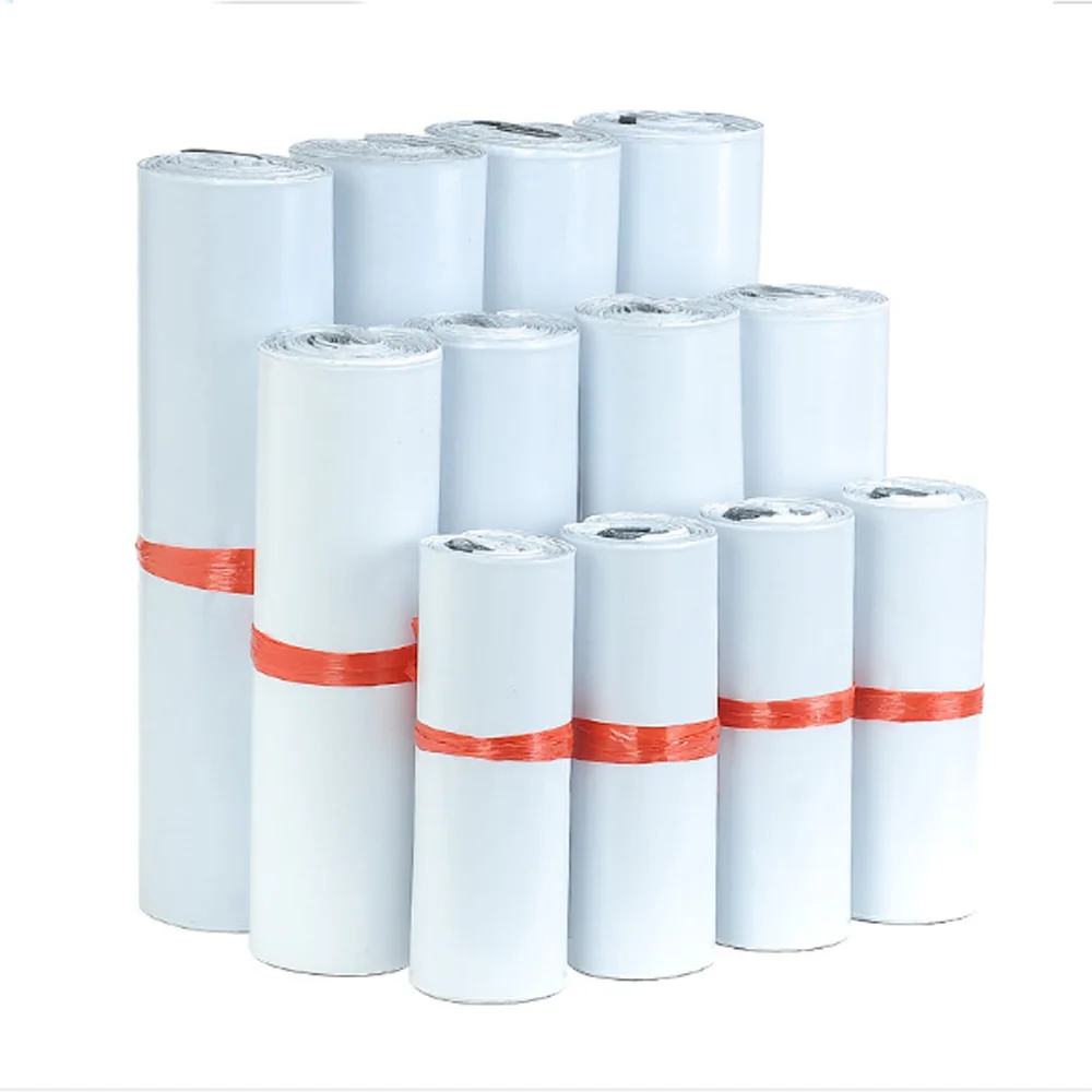 

100PCS White express bag packing bag logistics bag