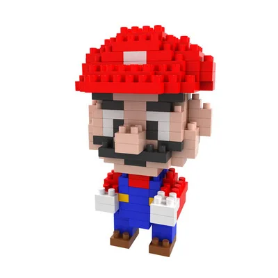 

Super Mario Blocks Blocos De Montar Brain Game Mini Blocks for Kids Christmass Gift Brinquedos Bloc De Construction Blocos Toys