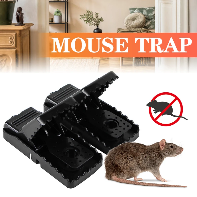 

4/6 pcs Reusable Rat Catching Mice Mouse Traps Mousetrap Bait Snap Spring Rodent Catcher Pest Control