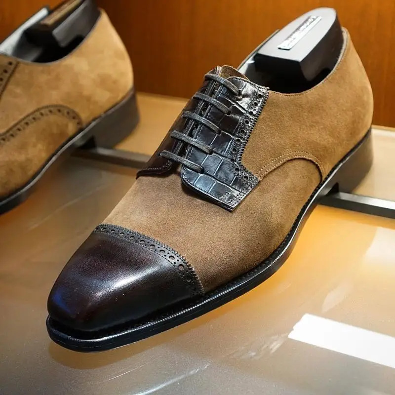 

Men's Shoes Fashionable Lace-up Boots Handmade Casual Formal Stylish Autumnchelsea Boots Zapatos De Hombre HC011