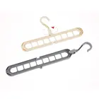 Вращающаяся вешалка с девятью отверстиями, многофункциональная Складная Волшебная вешалка, шкаф для хранения, стойка для сушки шарфов, детской одежды