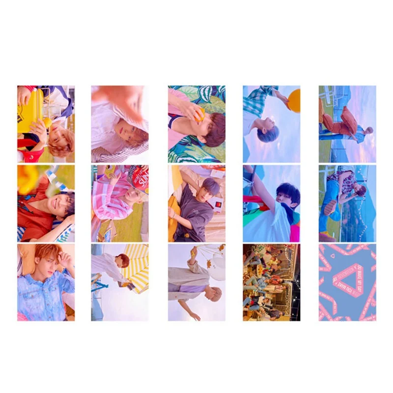 Коллекция альбомов 14 шт./компл. KPOP Seventeen Team фотокарточки с надписью Love ПВХ
