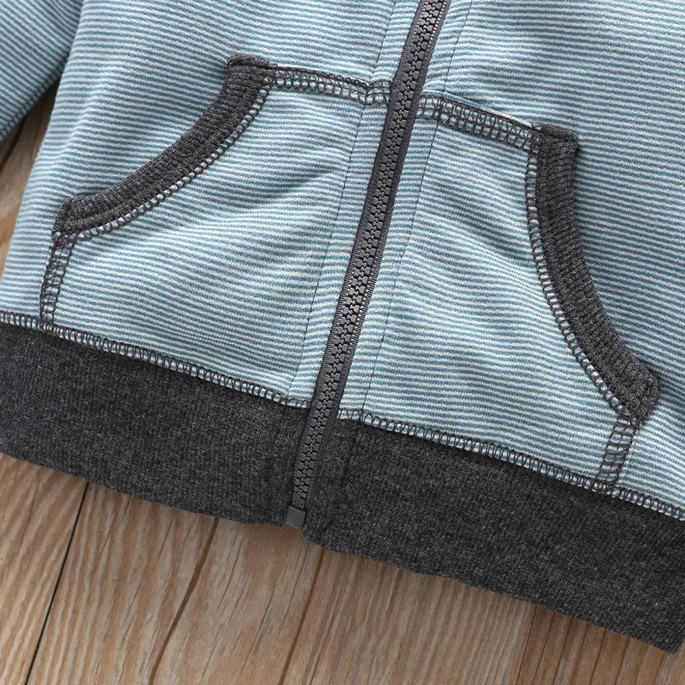 

Carter toddler Boy 3 pcs Clothing Set (Animal Hooded Coat+Long Sleeve Bodysuit+Long Pants) 6 to 24 Months Baby