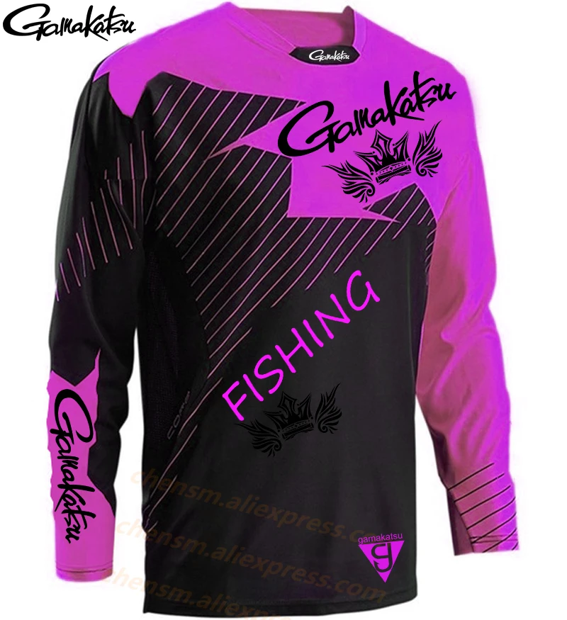 

2021 Men Gamakatsu Clothing Ultrathin Long Sleeve Sunscreen Anti-uv Breathable Jersey Summer Fishing Shirt Size XS-5XL Jacket