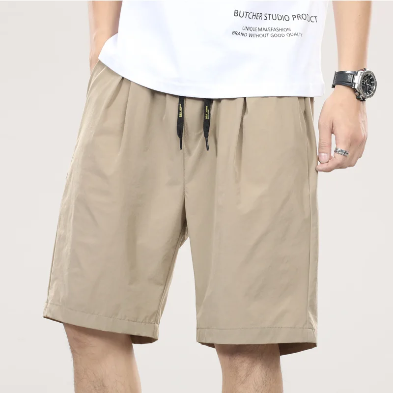 Мужские однотонные повседневные шорты Новинка лета 2020 японские Свободные