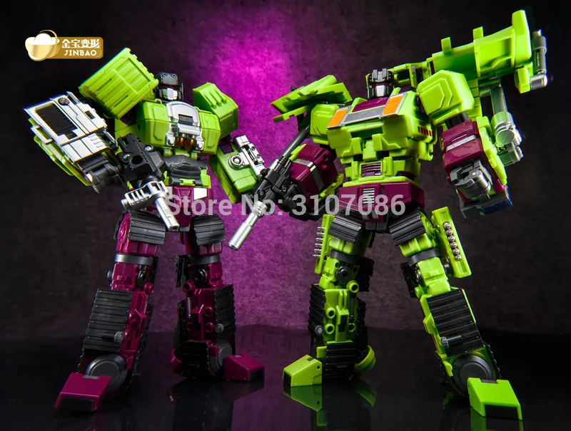 JinBao Разрушитель трансформации G1 GT негабаритных 6в1 Bonecrusher скраппер Гравитация Mixmaster крюк ко фигурка Робот Игрушки