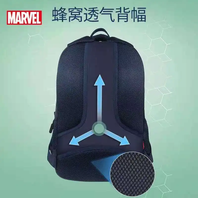 Disney New School Bags For Boys Primary Middle School Student Shoulder Orthopedic Backpack Large Capacity Super Light Mochila